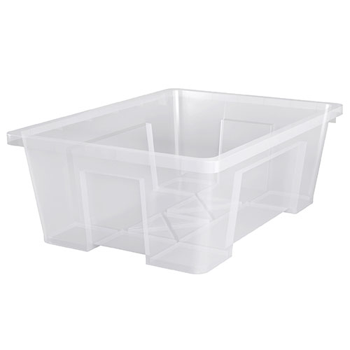 Контейнер для хранения вещей 55 л прозрачный