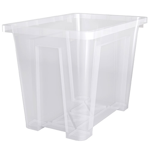 Контейнер для хранения вещей 65 л прозрачный