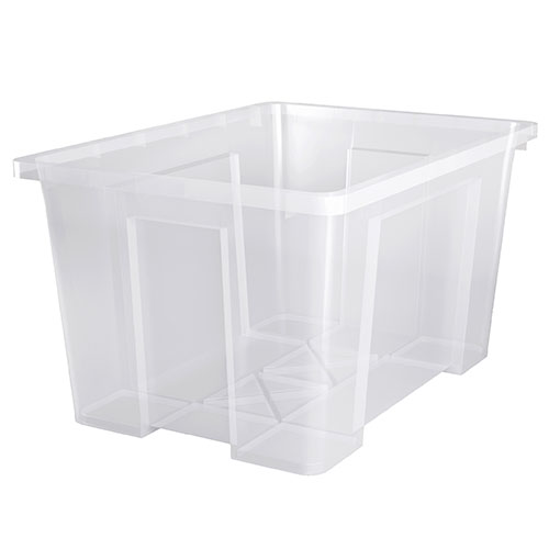 Контейнер для хранения вещей 130 л прозрачный